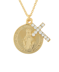 Radiant Faith Medallion Necklace