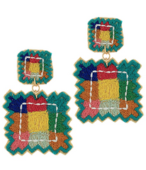 Patchwork Party Earring