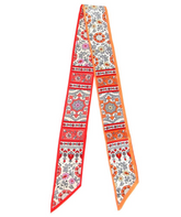 Sunlit Tile Skinny Scarf