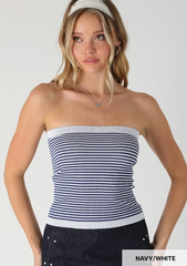 Harbor Stripe Tube Top