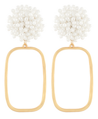 Confetti Frame Earring