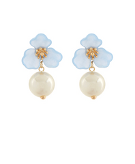 Blossom Pearl Drop Earring