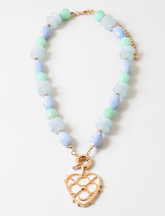 Sea Glass Heart Necklace