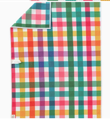 Live a Little Plaid Double Sided Hand Towel