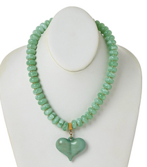 Happy Heart Bead Necklace