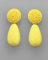 Beaded Pop Drop Earring