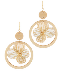 Circle Back Bloom Earring