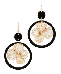 Circle Back Bloom Earring