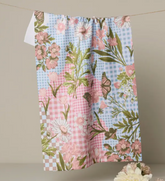 Floral Collage Tea Towel