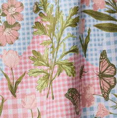 Floral Collage Tea Towel
