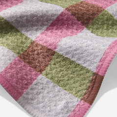 Patricia Plaid Tea Towel