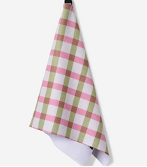 Patricia Plaid Tea Towel