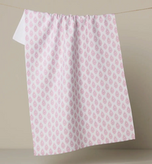Pink Poppy Tea Towel
