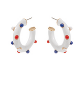 Red White & Cute Hoop