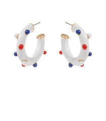 Red White & Cute Hoop
