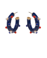 Red White & Cute Hoop