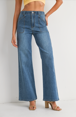 Utility Pocket Flare Jean