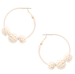 Beaded Bliss Hoop Earring