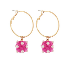 Island Pearl Hoop