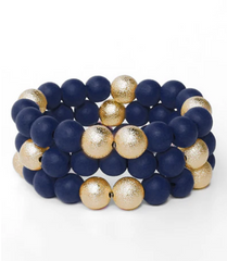 Navy + Gold Stack