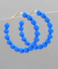 Color Pop Bead Hoop