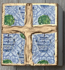 Golden Cross Art Block