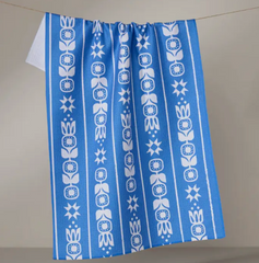 Frost Flora Tea Towel