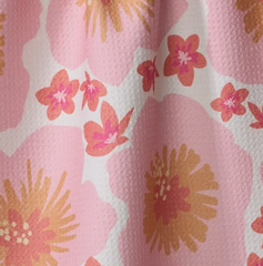Hibiscus Sunset Tea Towel