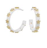 Gold Star Hoop