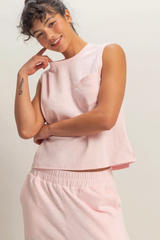 Off Duty Ease Tank (pink)