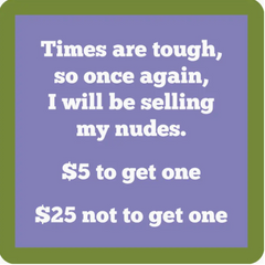 Sell Nudes Coaster