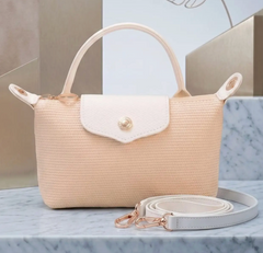 Jet Set Mini Straw Bag