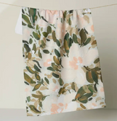 Painted Blossoms Tea Towel