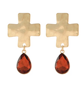 Cross My Mind Earring