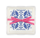 Damask Tray + Napkin Set