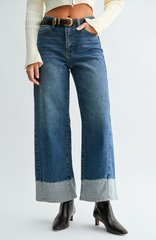 Two Tone Weekend Jean (dk denim)