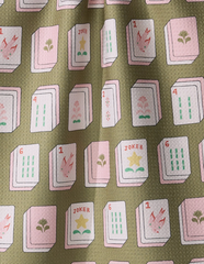 Mahjong Tiles Tea Towel