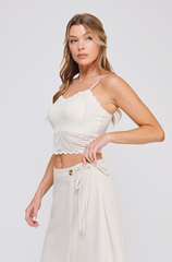 Lace Encounter Bralette (off white)