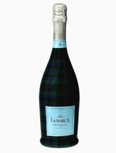 Beau Bottle Wrap (Blue/Green Tartan Christmas)