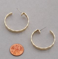 Hammer Time Hoop Earring