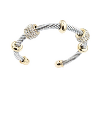 Sterling Spark Cuff