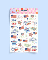 Party in the USA Glow Tattoos