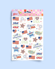 Party in the USA Glow Tattoos