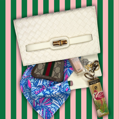Broad Clutch (Cream)