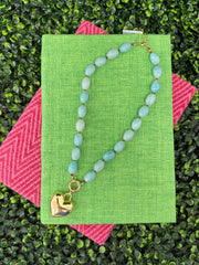 Sea Glass Sweetheart Necklace