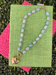 Sea Glass Sweetheart Necklace