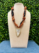 Timeless Heart Scarf Necklace