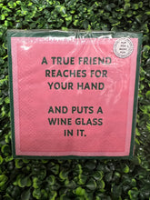 Napkin: True Friend/Funeral