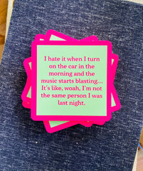 Same Person Drink Coaster