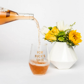 For Fuck's Sake Wine Glass
